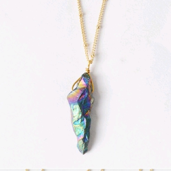 Myth X Dream Jewelry - natural stone pendant crystal necklace